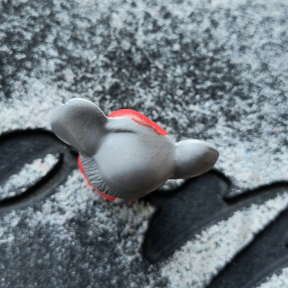 Vintage 1980s Hand Painted Holiday Mouse Mrs. Claus Ceramic Figurine 3.5" - Picture 6 of 7